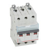 408085 Legrand DX3 - Disjoncteur triphasé 6A 3P D6 6000A/10kA - Courbe D - 400V - À vis - 3 modules