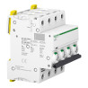 A9F75410 Schneider iC60N - Disjoncteur tétrapolaire 10A - 4P - Courbe D - 6/10kA - Bornes à vis - Acti9 iC60