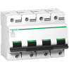 A9N18372 Schneider C120N - Disjoncteur tétrapolaire 80A - 4P - Courbe C - 10kA - Bornes à vis - 6 modules - Acti9 C120