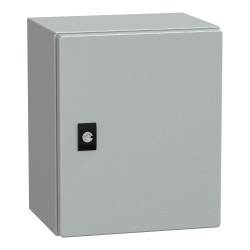NSYCRN325200 Coffret électrique en métal étanche IP66 - HxLxP 300x250x200mm - Sans plaque de montage - Schneider Spacial CRN