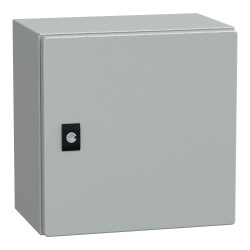 NSYCRN33200 Coffret électrique en métal étanche IP66 - HxLxP 300x300x200mm - Sans plaque de montage - Schneider Spacial CRN