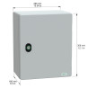 NSYPLM3025G Schneider - Coffret Thalassa PLM 308x250x160 - étanche IP66 - IK10 - Coffret polyester - RAL 7035 - PanelSet PLM