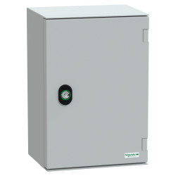 NSYPLM32G Schneider - Coffret Thalassa PLM 310x215x160 - étanche IP66 - IK10 - ABS + Polycarbonate - RAL 7035 - PanelSet PLM