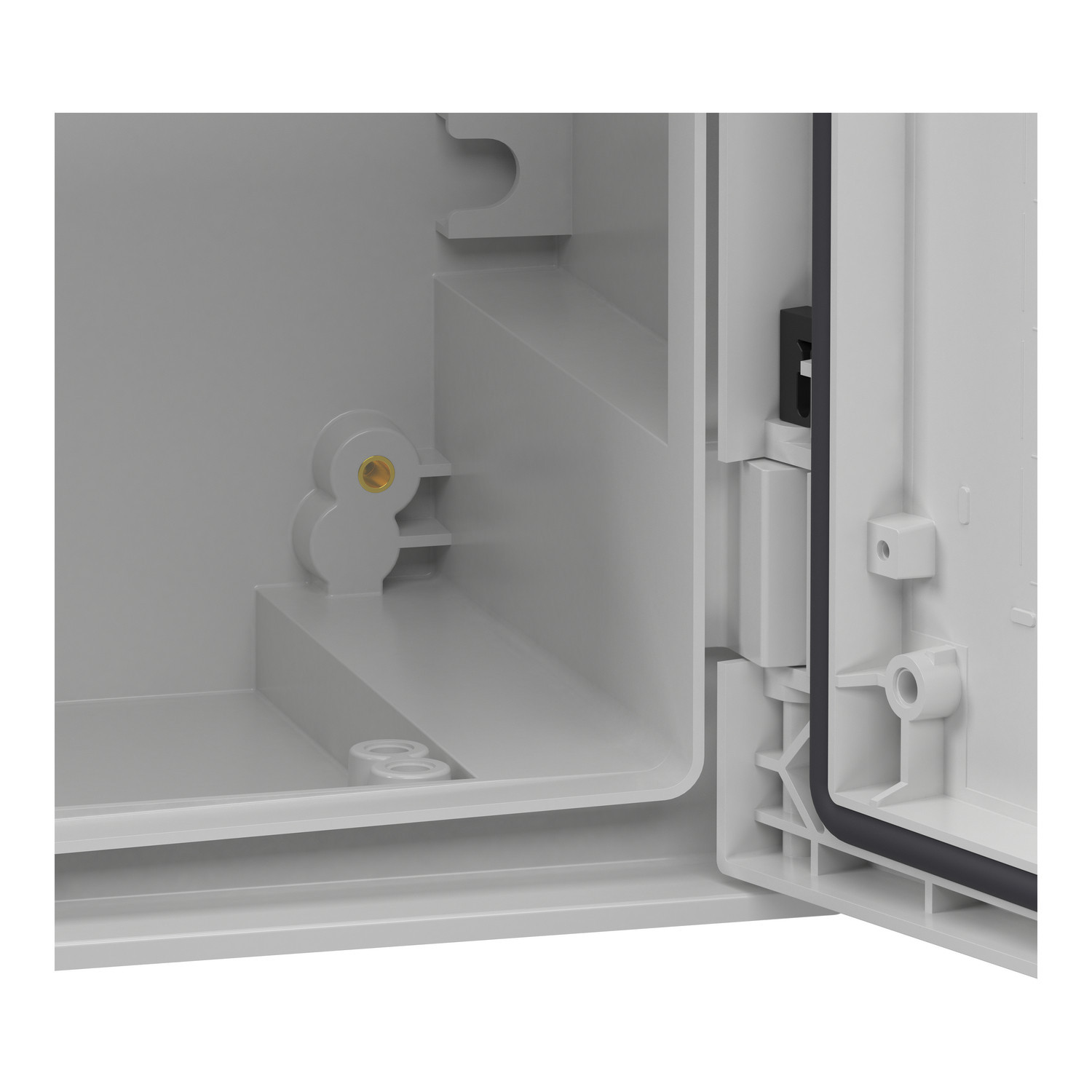 NSYPLM43G Schneider - Coffret Thalassa PLM 430x330x200 - étanche IP66 - IK10 - Coffret polyester - RAL 7035 - PanelSet PLM