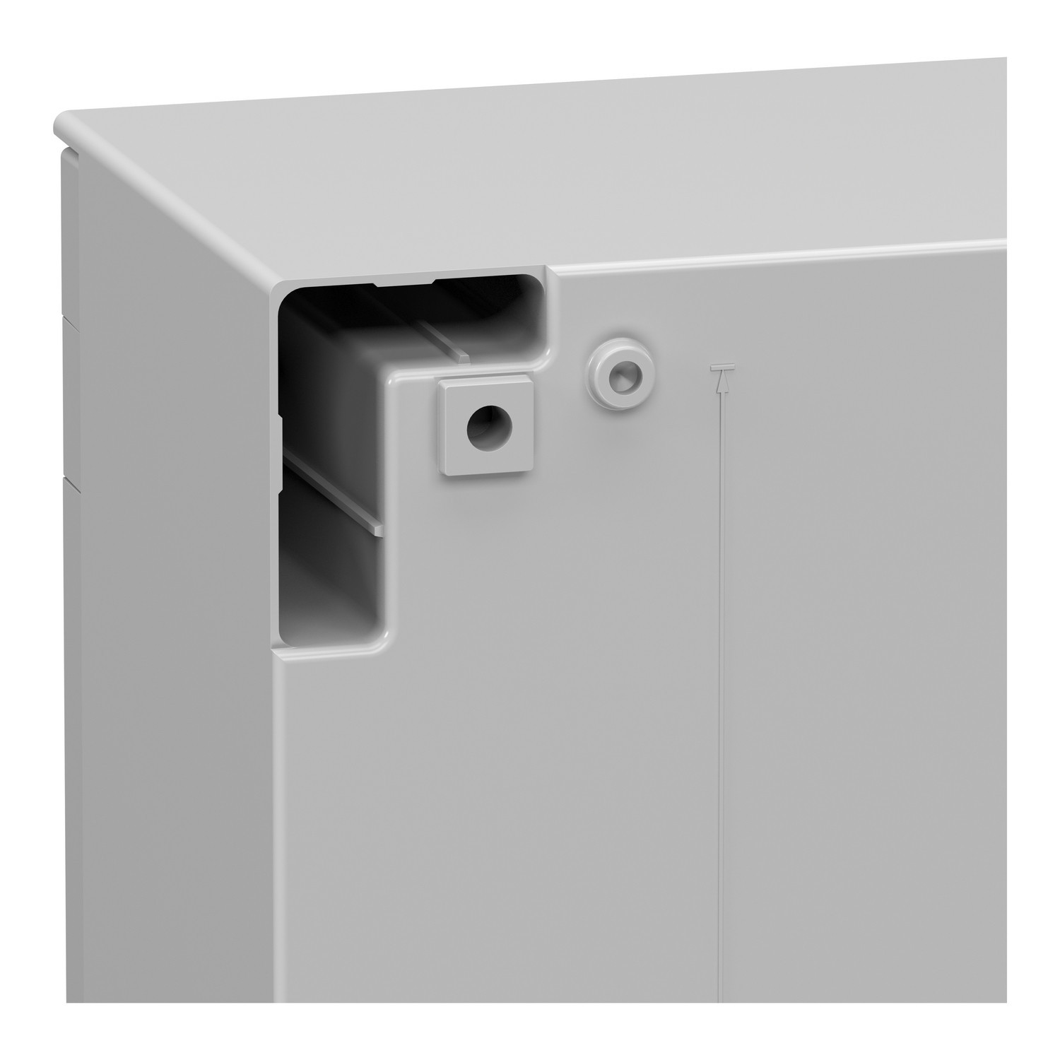 NSYPLM64G Schneider - Coffret Thalassa PLM 647x436x250 - étanche IP66 - IK10 - Coffret polyester - RAL 7035 - PanelSet PLM