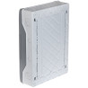 601987 Legrand Tableau étanche 3 rangées 18 modules - étanchéité IP65 - Avec embouts à perforation directe et bornier de terre