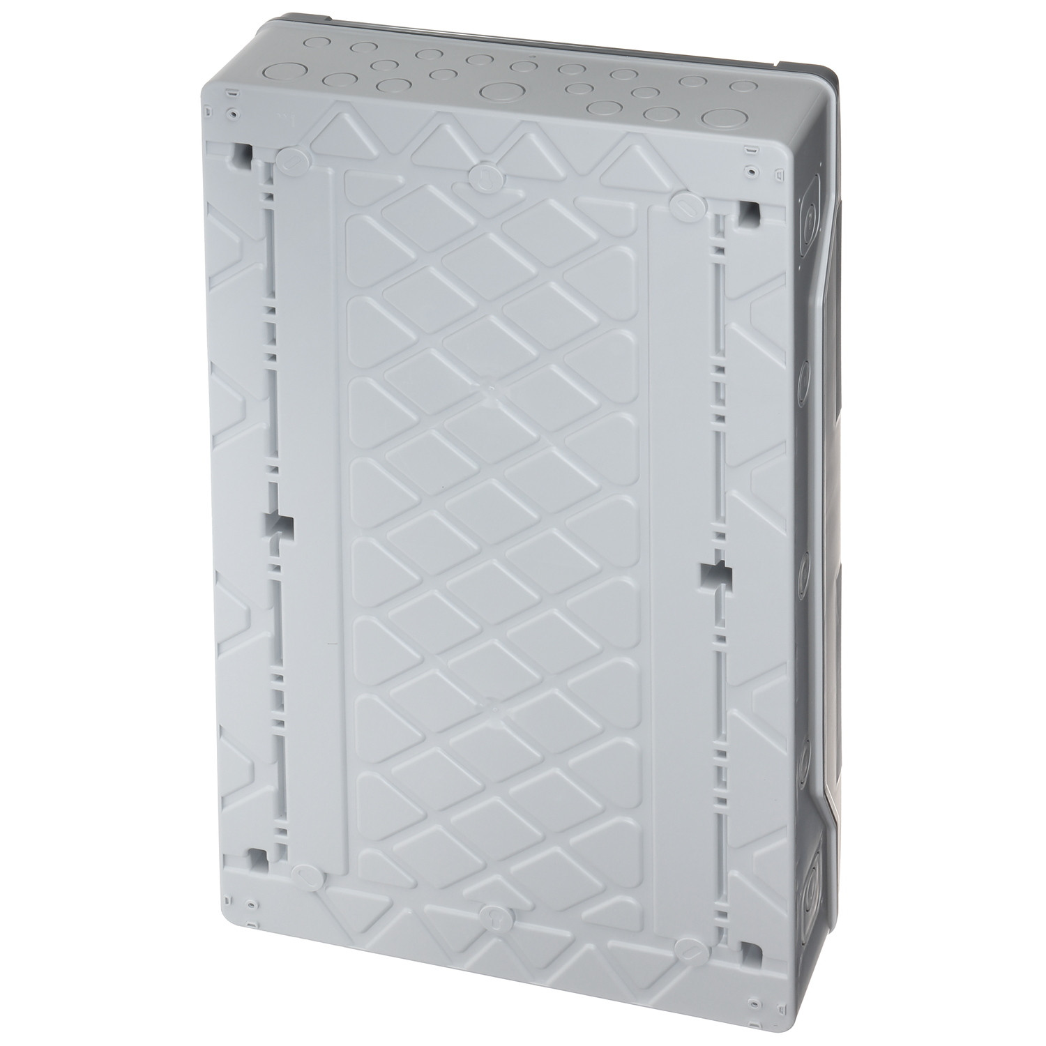 601988 Legrand Coffret étanche plexo 72 modules soit 4 rangées de 18 modules - étanchéité IP65 - Avec embouts passe-câbles