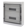 GW40107 Gewiss 40 CDK - Coffret électrique étanche 2 rangées de 18 modules (36 modules) - IP65 - Sans barette de terre