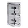 GW40105 Gewiss 40 CDK - Coffret électrique étanche 3 rangées de 12 modules (36 modules) - IP65 - Sans barette de terre