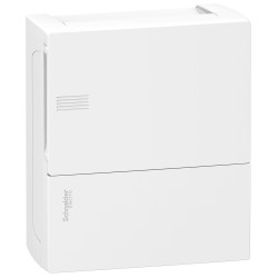 MIP12108 Tableau électrique 8 modules Schneider Resi9 MP Mini Pragma avec Porte blanche et bornier de terre