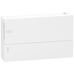 MIP12118 Tableau électrique 18 modules Schneider Resi9 MP Mini Pragma - 1 rangée - Avec porte - Avec bornier