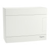 EZ9EUD108 Tableau électrique 8 modules Schneider Easy9 - Porte opaque blanche + Bornier de terre