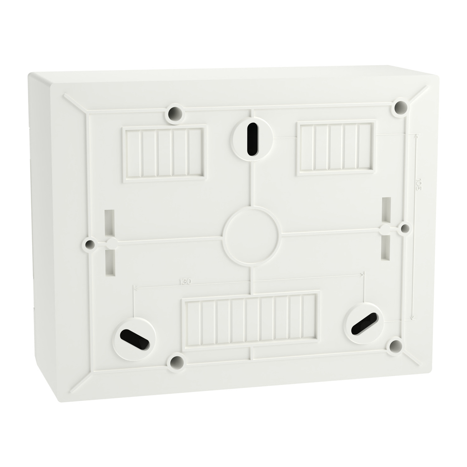 EZ9EUD108 Tableau électrique 8 modules Schneider Easy9 - Porte opaque blanche + Bornier de terre