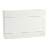 EZ9EUD112 Tableau électrique 12 modules Schneider Easy9 - 1 rangée - Porte blanche - Avec bornier de terre