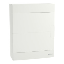 EZ9EUD212 Tableau électrique 2 rangées Schneider Easy9 - 2x12 modules - Avec porte - Avec bornier de terre