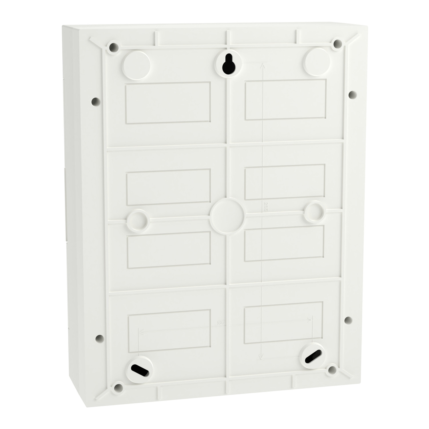 EZ9EUD212 Tableau électrique 2 rangées Schneider Easy9 - 2x12 modules - Avec porte - Avec bornier de terre