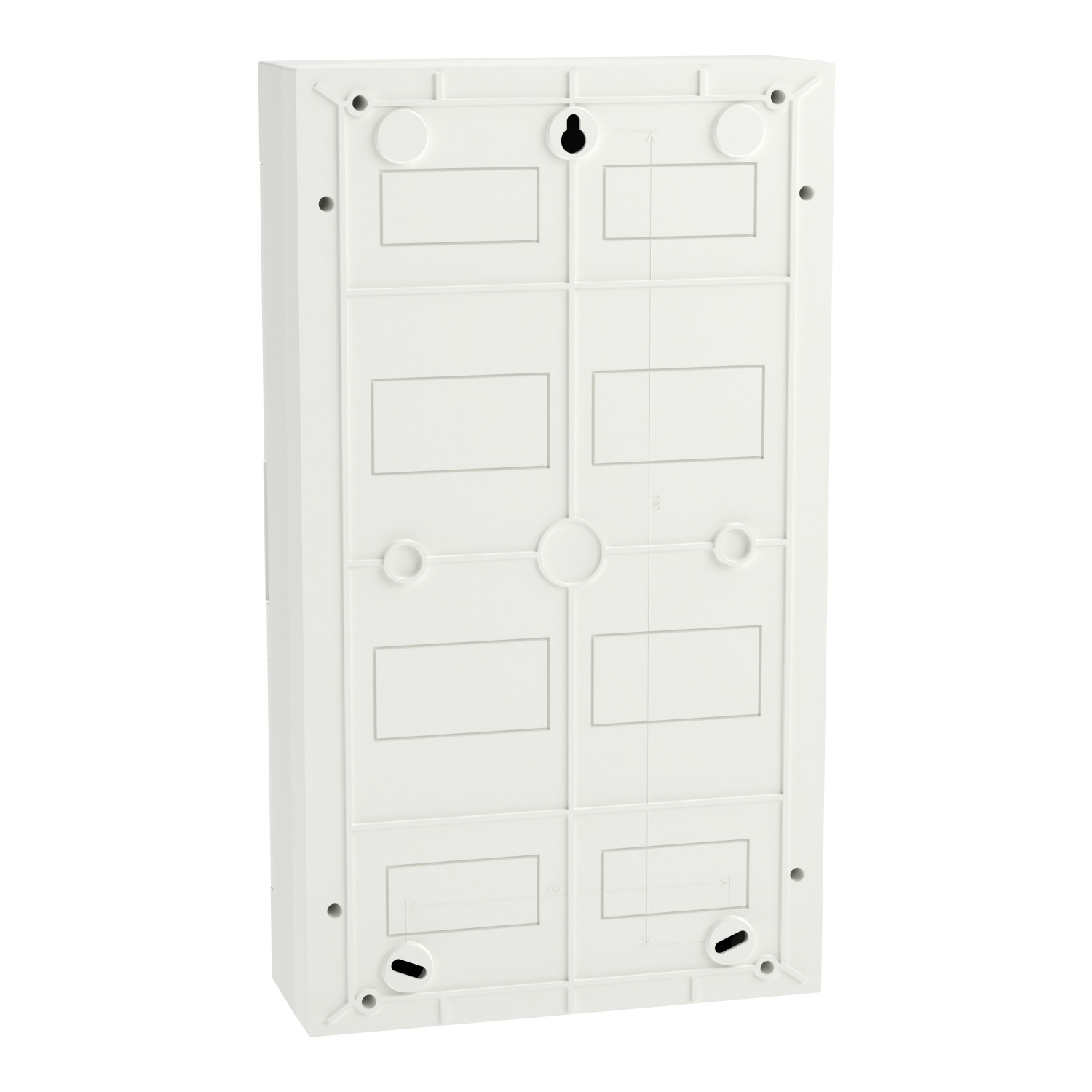EZ9EUD312 Tableau électrique 3 rangées de 12 modules Schneider Easy9 - 36 modules - Avec porte - Avec bornier de terre