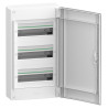 LVSXQ313 Tableau électrique Schneider 3 rangées de 13 modules - PrismaSet XS  - Avec porte - Avec bornier de terre
