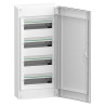 LVSXQ413 Tableau électrique Schneider 4 rangées de 13 modules - PrismaSet XS  - Avec porte - Avec bornier de terre