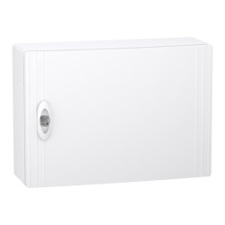 LVSXQ118 Tableau électrique 18 modules 1 rangée Schneider PrismaSeT XS avec porte - Avec bornier de terre