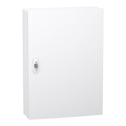 LVSXQ318 Tableau électrique 3 rangées de 18 modules Schneider PrismaSet XS  - Avec porte - Avec bornier de terre