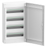 LVSXQ418 Tableau électrique 4 rangées de 18 modules Schneider PrismaSet XS  - Avec porte - Avec bornier de terre
