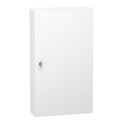 LVSXQ418 Tableau électrique 4 rangées de 18 modules Schneider PrismaSet XS  - Avec porte - Avec bornier de terre