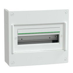 LVSXT113 Schneider - Coffret saillie 1 rangée de 13 modules - PrismaSet XS  - Sans porte - Avec bornier de terre