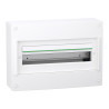 LVSXT118 Coffret Schneider 18 modules 1 rangée - PrismaSet XS  - Sans porte - Avec bornier - Spécial tertiaire et ERP