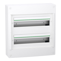 LVSXT218 Coffret tertiaire Schneider 2 rangées de 18 modules (soit 36 modules) - PrismaSet XS  - Sans porte - Avec bornier