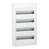LVSXT418 Coffret tertiaire Schneider 4 rangées de 18 modules (soit 72 modules) - PrismaSet XS  - Sans porte - Avec bornier