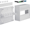 GD110N Hager - Mini tableau électrique 10 modules Hager Mini Gamma - Sans porte - Avec bornier de terre