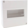 13398 Schneider - Mini tableau électrique 8 modules Schneider Mini opale - Sans porte - Avec bornier de terre