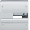 GD113 Coffret saillie 1 rangée de 13 modules Hager Gamma - En saillie - Sans porte - Avec bornier de terre