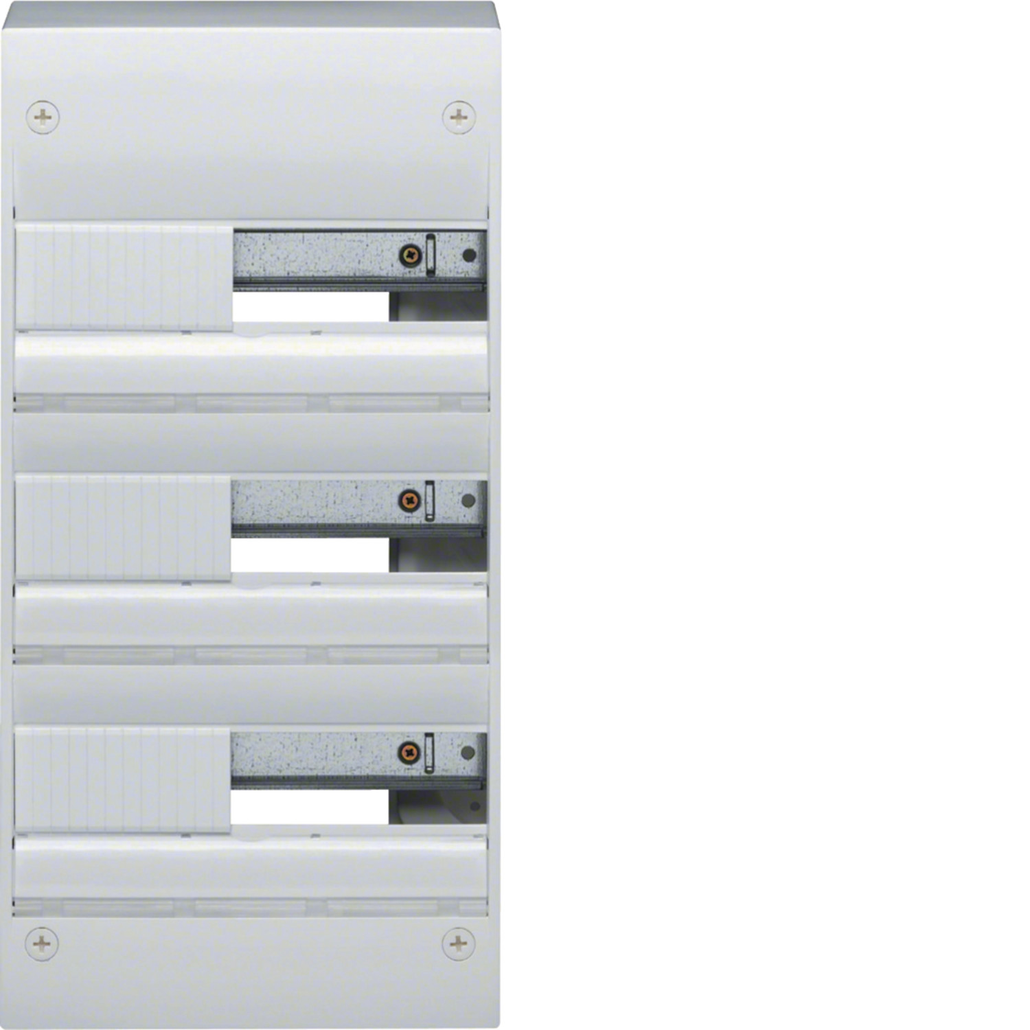 GD313 Hager - Tableau électrique 3 rangées de 13 modules Gamma 13 - Sans porte - Avec bornier de terre