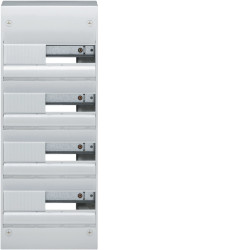 GD413 Hager - Tableau électrique 4 rangées de 13 modules Gamma 13 - Sans porte - Avec bornier de terre