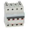 407920 Legrand DX3 - Disjoncteur tétrapolaire 1A 4P C1 6000A/10kA - 400V - Bornes à vis - 4 modules