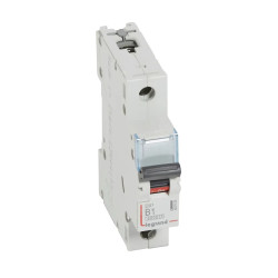 407425 Legrand DX3 - Disjoncteur unipolaire 1A 1P B1 6000A/10kA - Courbe B - 230V - À vis - 1 module
