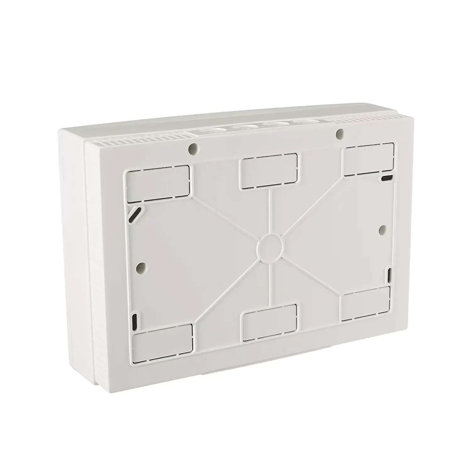 Tableau électrique 1 rangée avec porte - 12 modules - ECO - En saillie - Porte transparente - Avec bornier de terre
