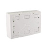 Tableau électrique 1 rangée avec porte - 12 modules - ECO - En saillie - Porte transparente - Avec bornier de terre