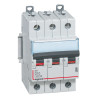 408087 Legrand DX3 - Disjoncteur triphasé 10A 3P D10 6000A/10kA - Courbe D - 400V - À vis - 3 modules