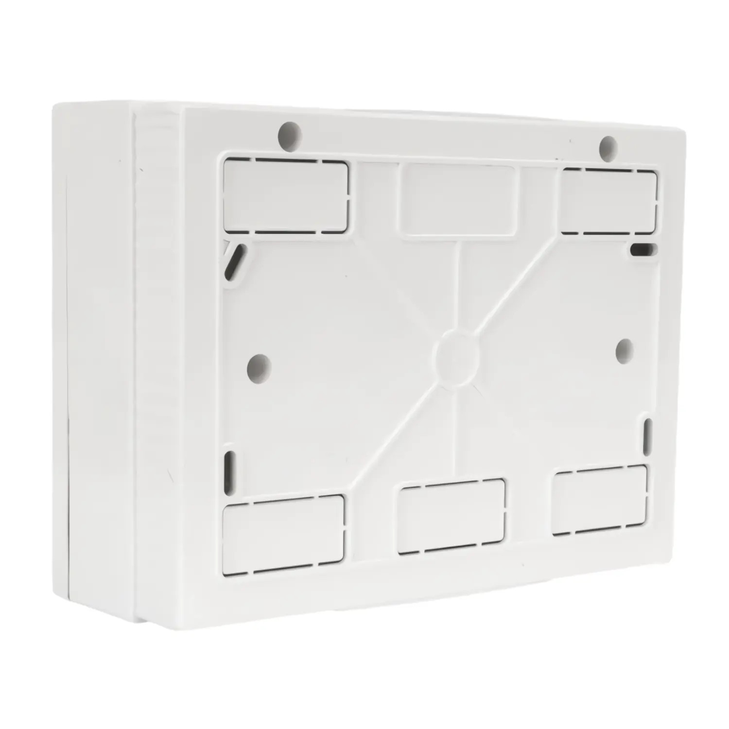Coffret électrique 8 modules (1 rangée) Montage en saillie ECO avec porte transparente et bornier de terre