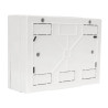 Coffret électrique 8 modules (1 rangée) Montage en saillie ECO avec porte transparente et bornier de terre