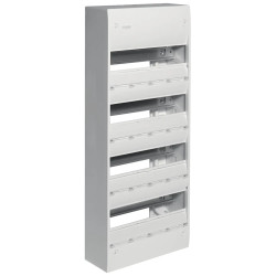 GD413 Hager - Tableau électrique 4 rangées de 13 modules Gamma 13 - Sans porte - Avec bornier de terre