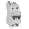407513 Legrand DX3 - Disjoncteur bipolaire 40A 2P B40 6000A/10kA - Courbe B - 230V - À vis - 2 modules