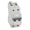 408023 Legrand DX3 - Disjoncteur bipolaire 1A 2P D1 6000A/10kA - Courbe D - 230V - À vis - 2 modules