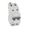 408035 Legrand DX3 - Disjoncteur bipolaire 40A 2P D40 6000A/10kA - Courbe D - 230V - À vis - 2 modules