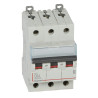 407865 Legrand DX3 - Disjoncteur triphasé 63A 3P C63 6000A/10kA - 400V - Bornes à vis - 3 modules