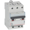 408067 Legrand DX3 - Disjoncteur triphasé 10A 3P D10 - 6/10kA - 400V - Courbe D - Vis/vis - 3 modules - Peigne HX3