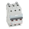 408091 Legrand DX3 - Disjoncteur triphasé 25A 3P D25 6000A/10kA - Courbe D - 400V - À vis - 3 modules